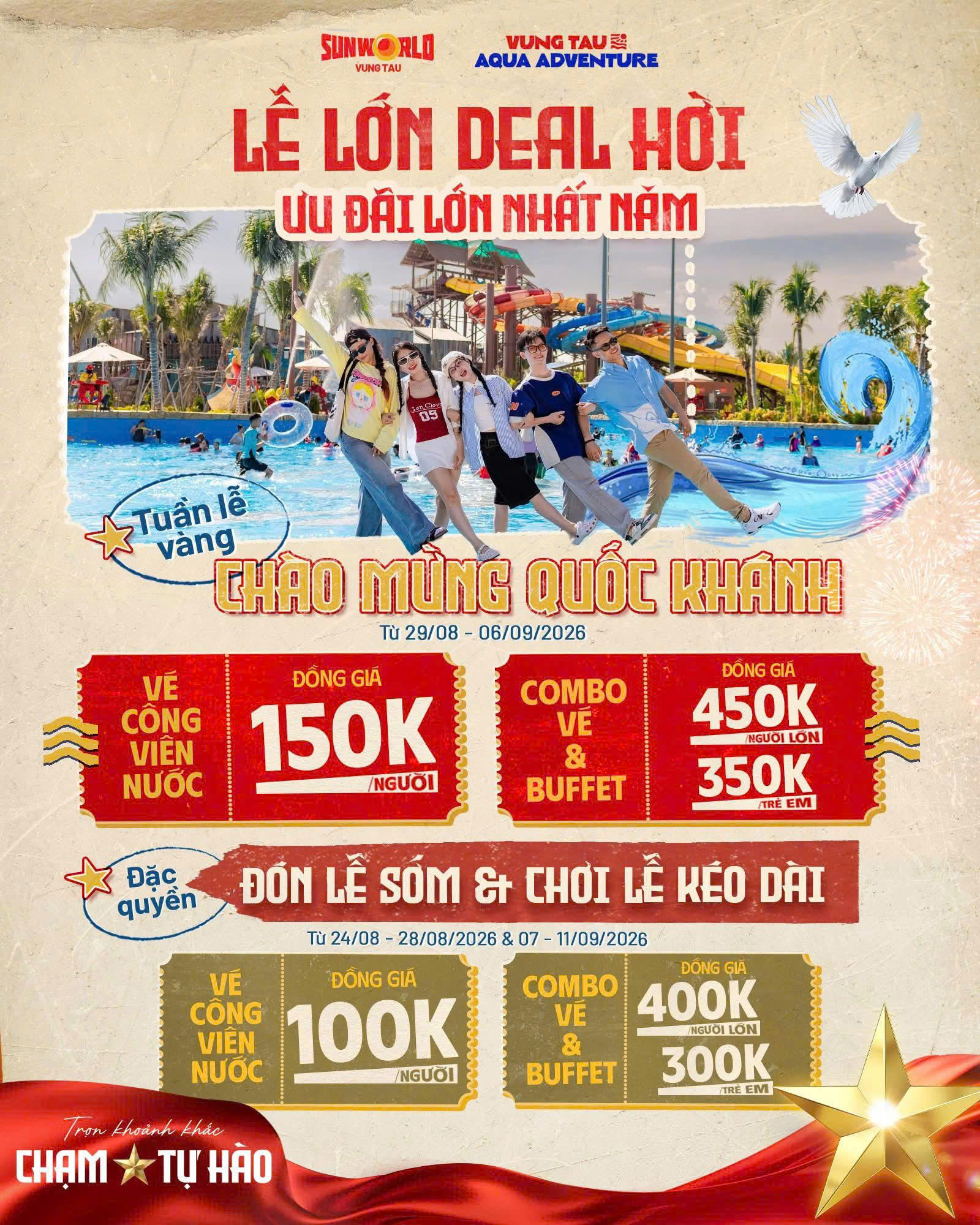 Khuyến Mãi Vé Sun World Vũng Tàu, Sun World Vũng Tàu Khuyến Mãi